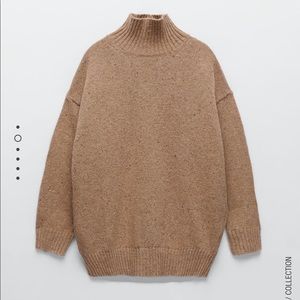 Zara knit wool blend high turtleneck